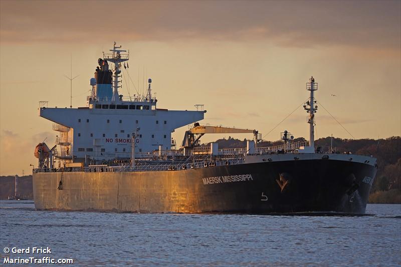 maersk mississippi (Oil Products Tanker) - IMO 9555319, MMSI 563115000, Call Sign 9V3459 under the flag of Singapore