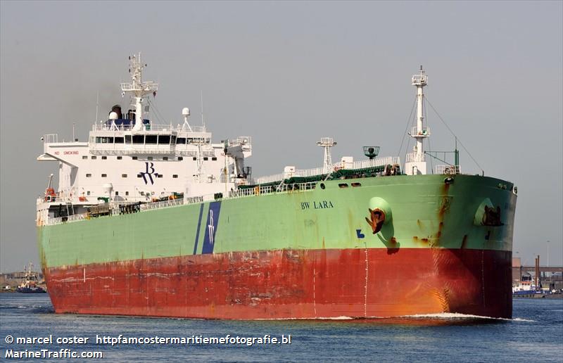 bw lara (Crude Oil Tanker) - IMO 9269257, MMSI 565134000, Call Sign 9V2885 under the flag of Singapore