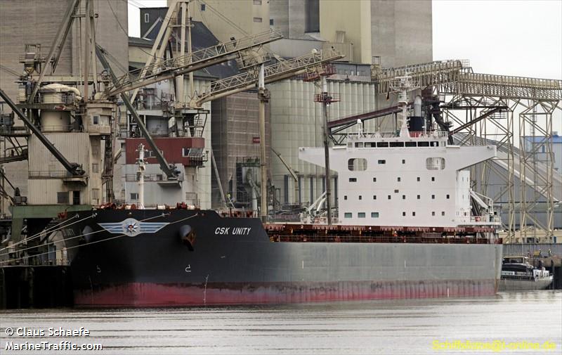 csk unity (Bulk Carrier) - IMO 9727314, MMSI 566365000, Call Sign 9V3127 under the flag of Singapore