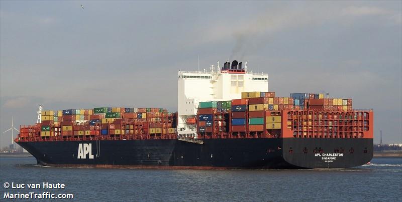 apl charleston (Container Ship) - IMO 9597551, MMSI 566958000, Call Sign 9V9923 under the flag of Singapore