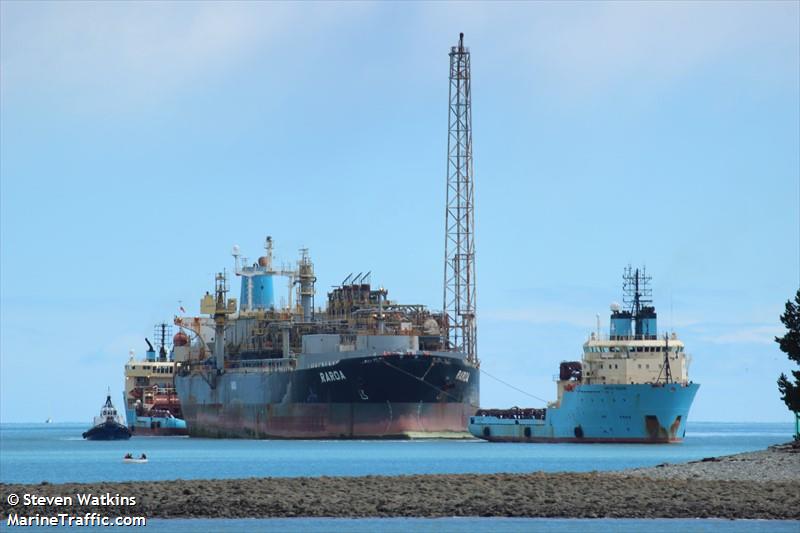 fpso raroa (Offshore Support Vessel) - IMO 7913971, MMSI 636012580, Call Sign A8GI2 under the flag of Liberia