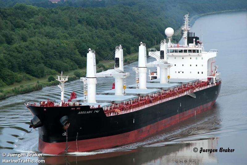 enterprise (Bulk Carrier) - IMO 9522934, MMSI 636014927, Call Sign A8XL7 under the flag of Liberia