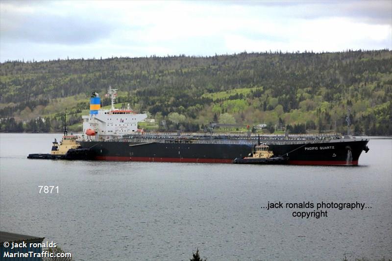 pacific quartz (Crude Oil Tanker) - IMO 9573696, MMSI 636015154, Call Sign A8YY5 under the flag of Liberia