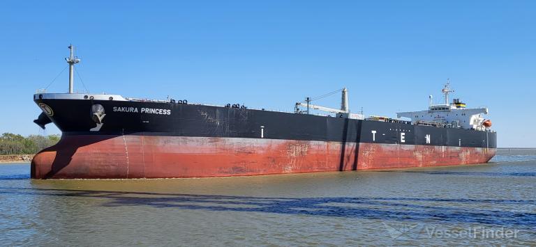 sakura princess (Crude Oil Tanker) - IMO 9358541, MMSI 636015526, Call Sign D5BI8 under the flag of Liberia