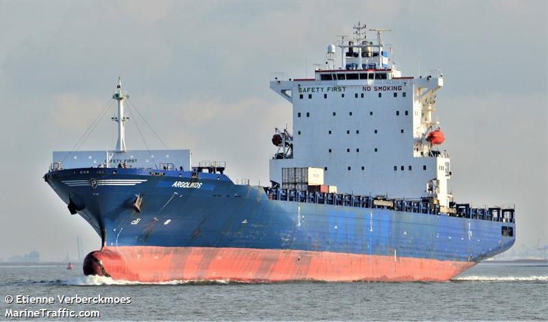 argolikos (Container Ship) - IMO 9385611, MMSI 636015754, Call Sign D5CP4 under the flag of Liberia
