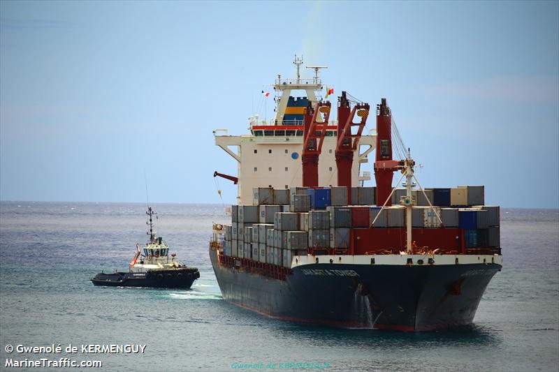 coronado bay (Container Ship) - IMO 9367815, MMSI 636016077, Call Sign D5EH3 under the flag of Liberia