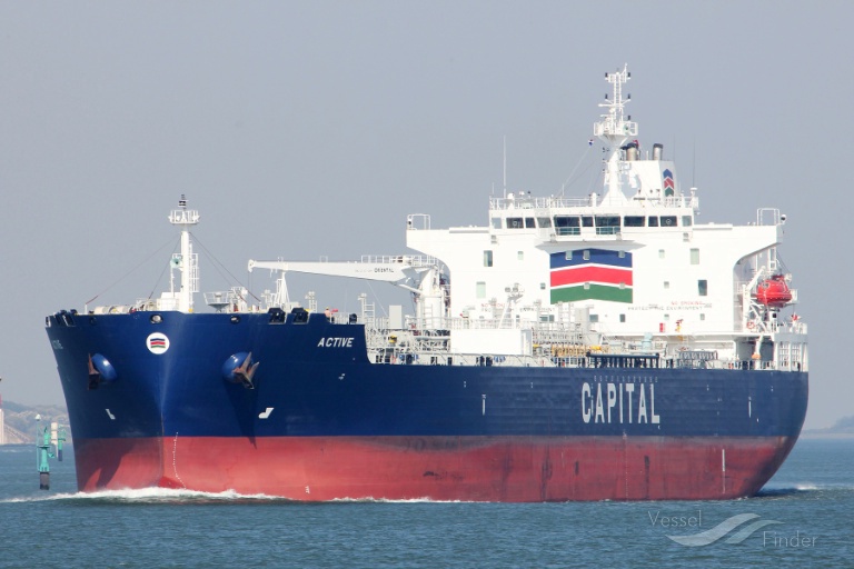 active (Chemical/Oil Products Tanker) - IMO 9700342, MMSI 636016613, Call Sign D5GZ7 under the flag of Liberia