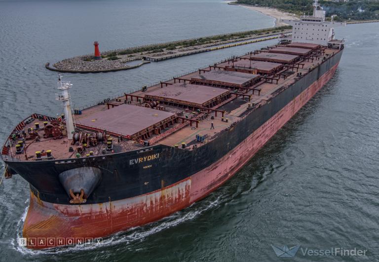 evrydiki (Bulk Carrier) - IMO 9448023, MMSI 636017720, Call Sign D5MK6 under the flag of Liberia