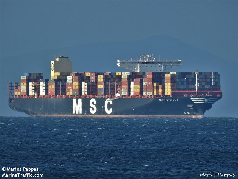 msc viviana (Container Ship) - IMO 9777216, MMSI 636017882, Call Sign D5ND7 under the flag of Liberia
