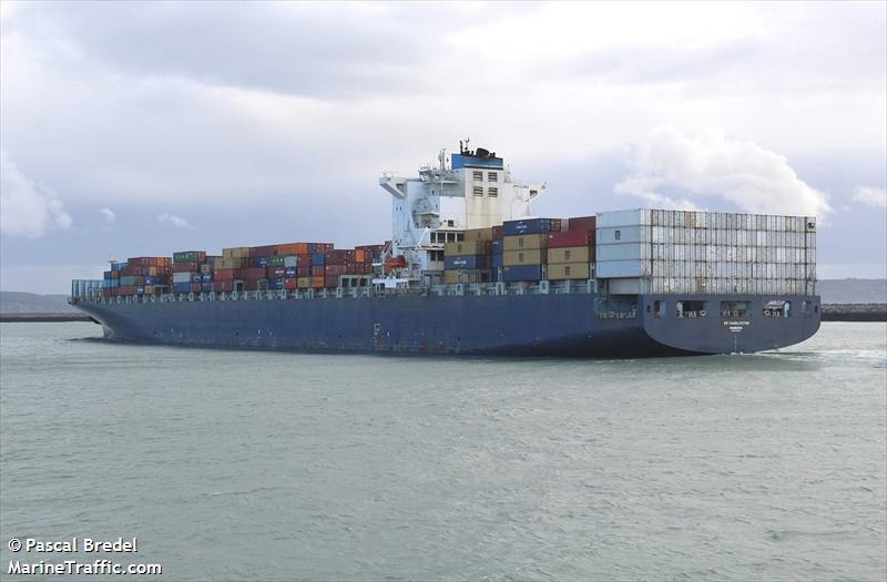 charleston (Container Ship) - IMO 9305465, MMSI 636018237, Call Sign D5OU3 under the flag of Liberia