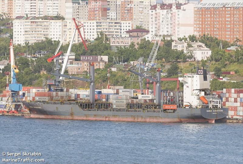 hansa magdeburg (Container Ship) - IMO 9256377, MMSI 636018382, Call Sign A8TL2 under the flag of Liberia