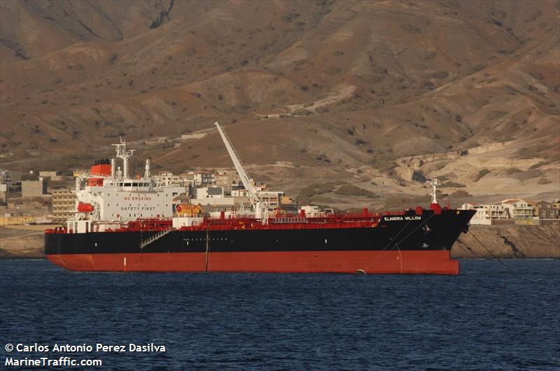 elandra willow (Chemical/Oil Products Tanker) - IMO 9834349, MMSI 636018546, Call Sign D5QE8 under the flag of Liberia