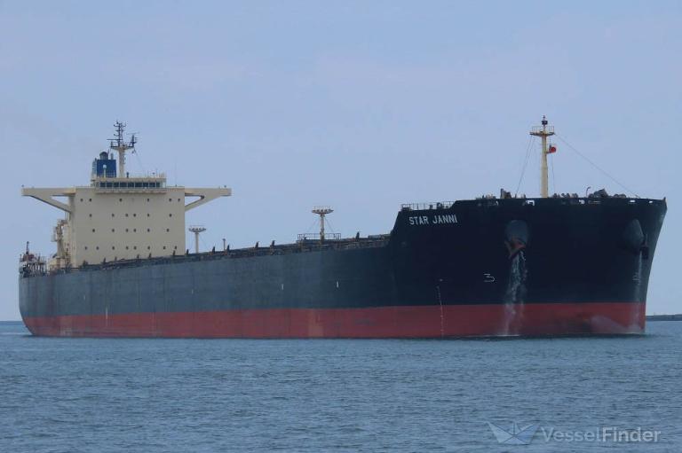 star janni (Bulk Carrier) - IMO 9505833, MMSI 636019138, Call Sign A8SZ5 under the flag of Liberia