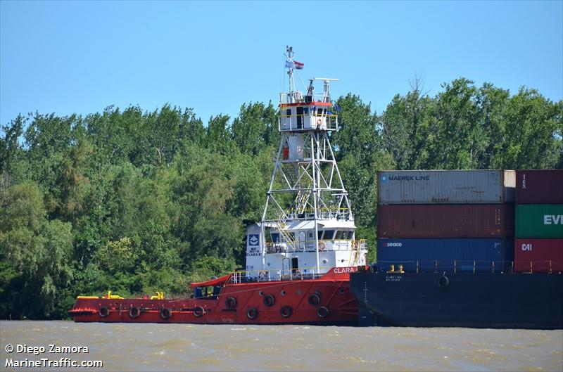 clara b (Tug) - IMO 9535503, MMSI 755053000, Call Sign ZPSR under the flag of Paraguay