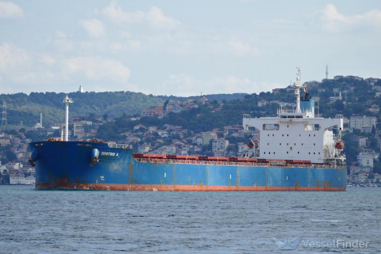 dimitris a (Bulk Carrier) - IMO 9398656, MMSI 210066000, Call Sign 5BJW2 under the flag of Cyprus