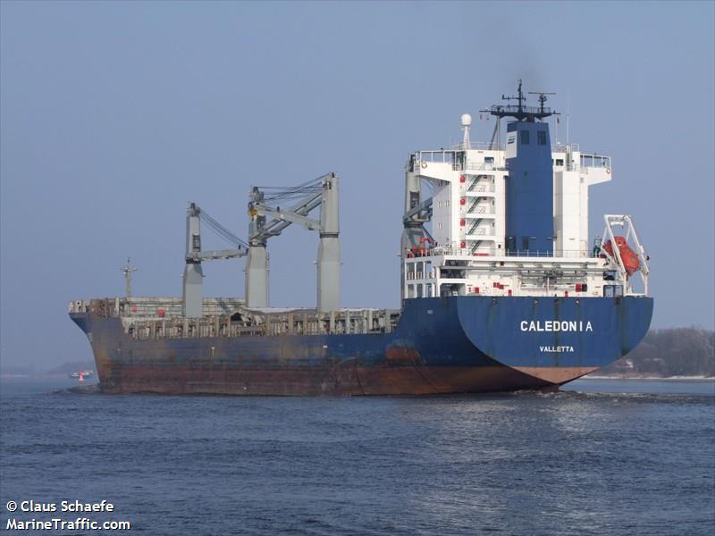 caledonia (General Cargo Ship) - IMO 9262546, MMSI 215190000, Call Sign 9HCX7 under the flag of Malta