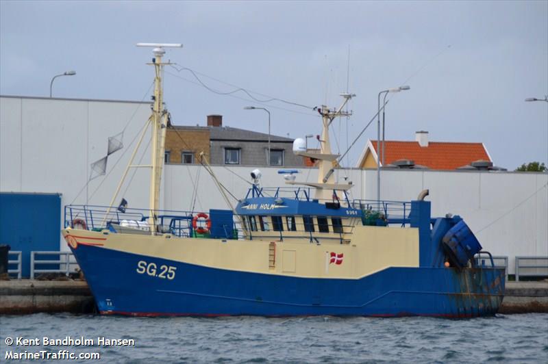 anni holm sg25 (Fishing vessel) - IMO , MMSI 219000897, Call Sign OYPG under the flag of Denmark