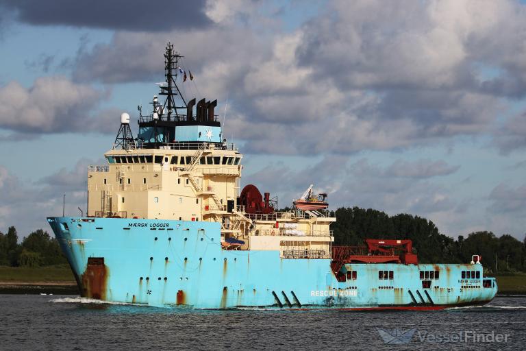 maersk logger (Offshore Tug/Supply Ship) - IMO 9425722, MMSI 220578000, Call Sign OUHG2 under the flag of Denmark