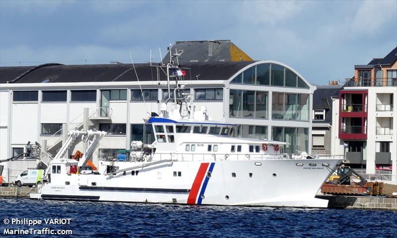 andre malraux (Research Vessel) - IMO 9666302, MMSI 228353900, Call Sign FLVA under the flag of France