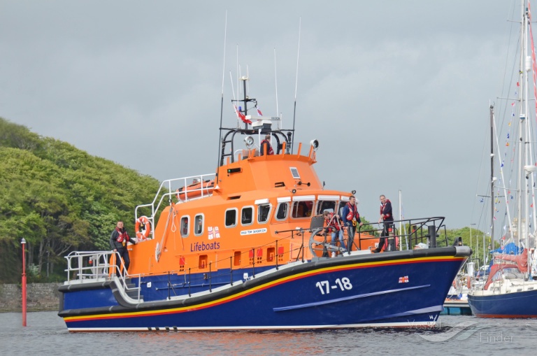 rnli lifeboat 17-18 (SAR) - IMO , MMSI 232003136, Call Sign VQGT7 under the flag of United Kingdom (UK)