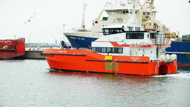 njord zeta (Offshore Tug/Supply Ship) - IMO 9884239, MMSI 232027489, Call Sign MHHH4 under the flag of United Kingdom (UK)