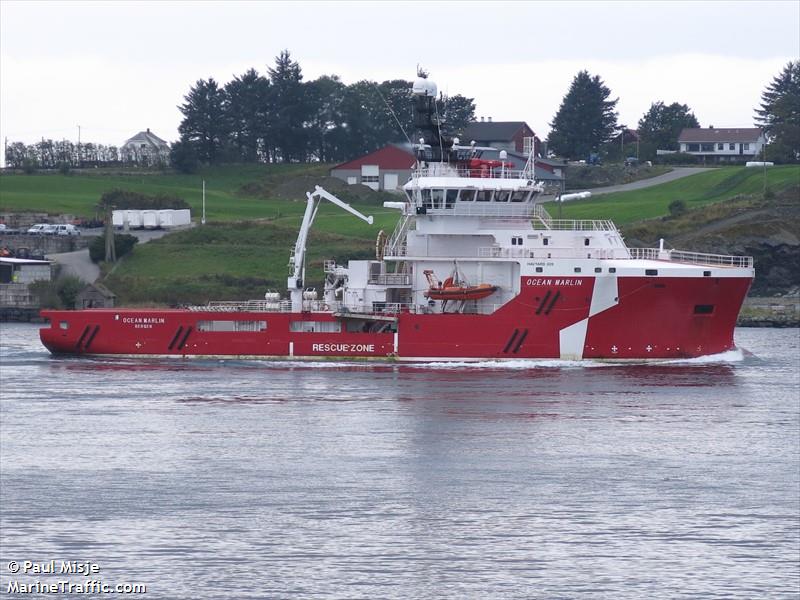 ocean marlin (Offshore Tug/Supply Ship) - IMO 9669213, MMSI 232031682, Call Sign MIJX2 under the flag of United Kingdom (UK)