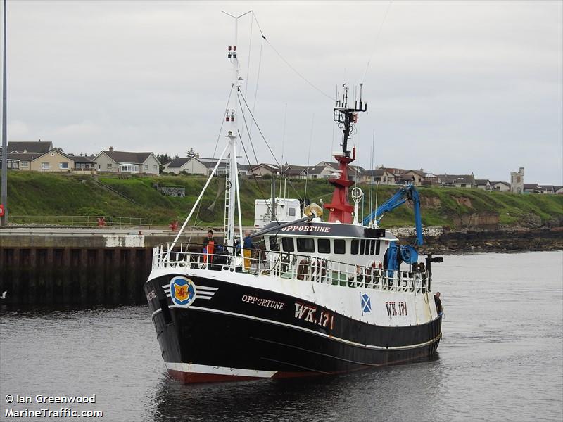 gv opportune (Fishing Vessel) - IMO 7816056, MMSI 233608000, Call Sign 2WKN under the flag of United Kingdom (UK)