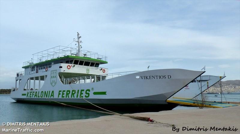 vikentios damodos (Landing Craft) - IMO 9637375, MMSI 239692500, Call Sign SVA3808 under the flag of Greece