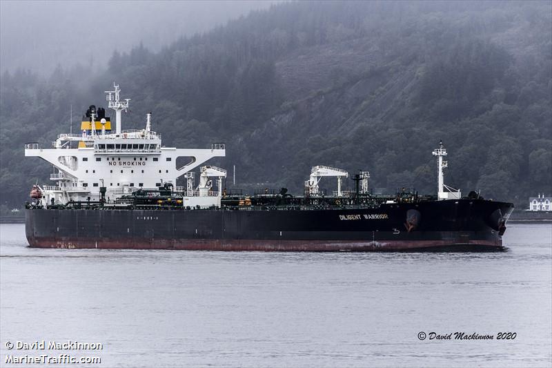 diligent warrior (Crude Oil Tanker) - IMO 9750050, MMSI 241422000, Call Sign SVCH3 under the flag of Greece
