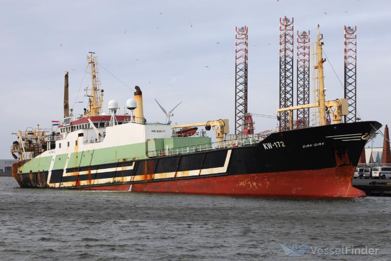 dirk dirk (Fishing Vessel) - IMO 8209171, MMSI 244030073, Call Sign PBBZ under the flag of Netherlands