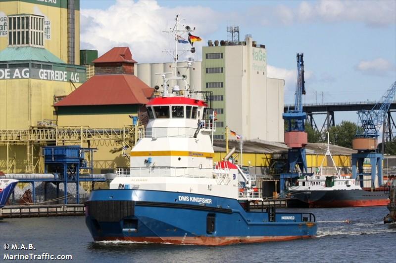 kingfisher (Pusher Tug) - IMO 9548885, MMSI 245479000, Call Sign PBSV under the flag of Netherlands