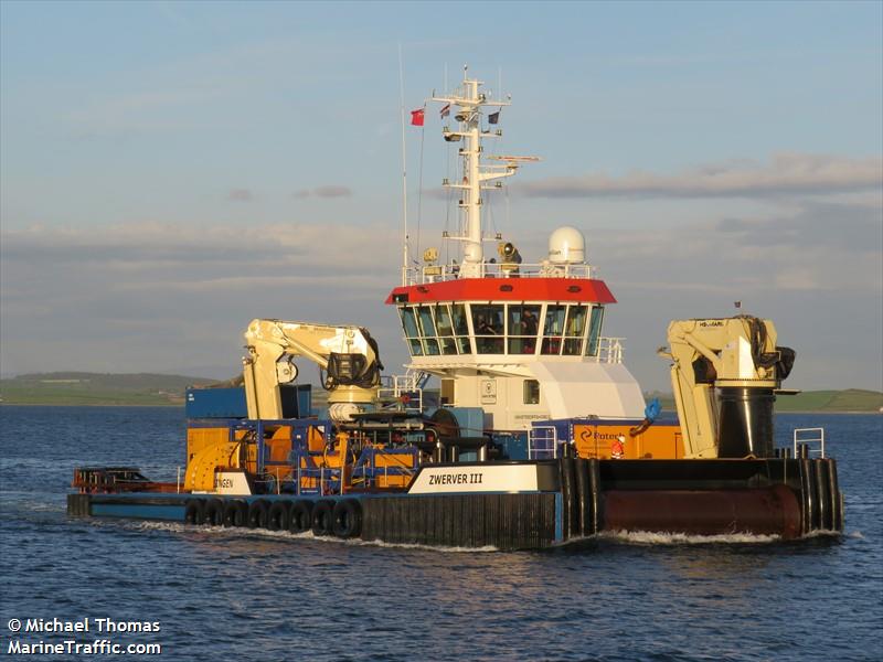 zwerver 3 (Utility Vessel) - IMO 9614878, MMSI 246024000, Call Sign PCLQ under the flag of Netherlands