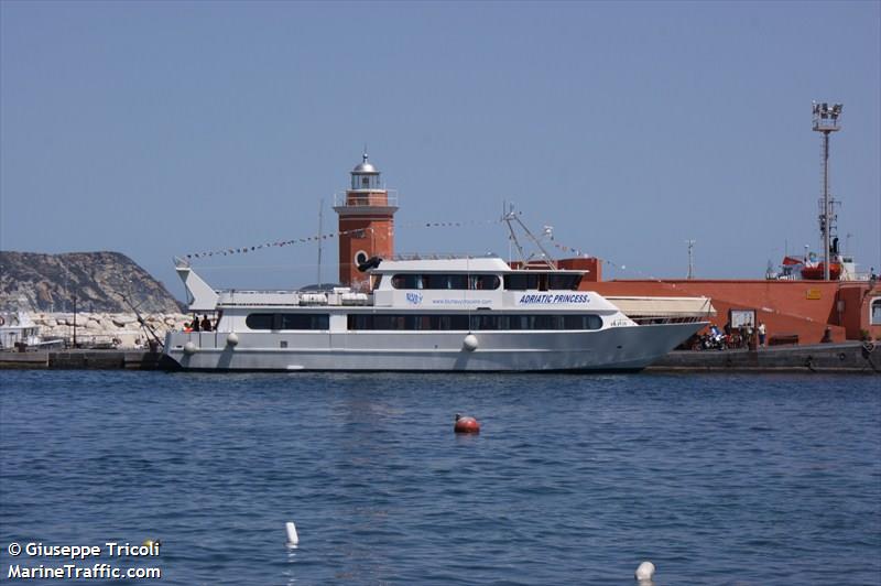 adriatic princess 3 (Passenger ship) - IMO , MMSI 247210400, Call Sign IZOA under the flag of Italy