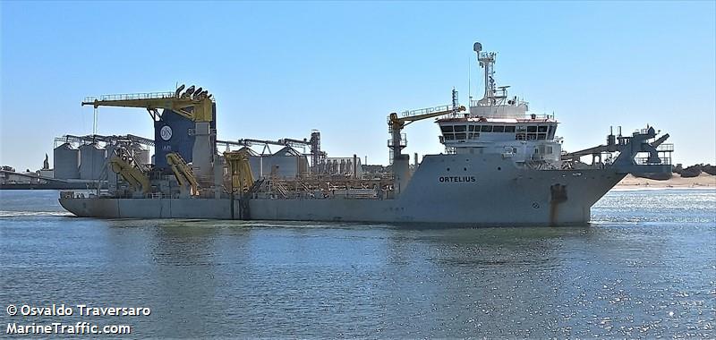 ortelius (Hopper Dredger) - IMO 9861835, MMSI 253662000, Call Sign LXOP under the flag of Luxembourg