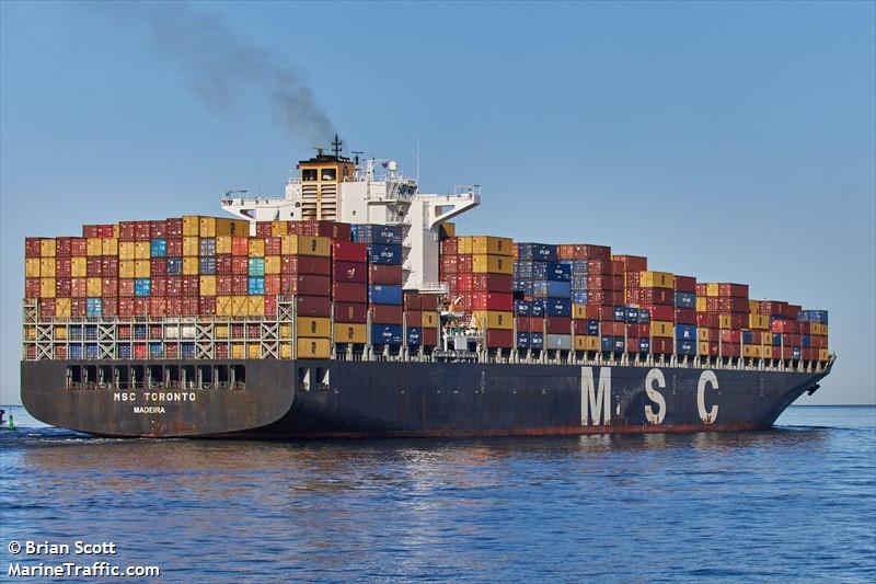 msc toronto (Container Ship) - IMO 9299525, MMSI 255806377, Call Sign CQEG6 under the flag of Madeira