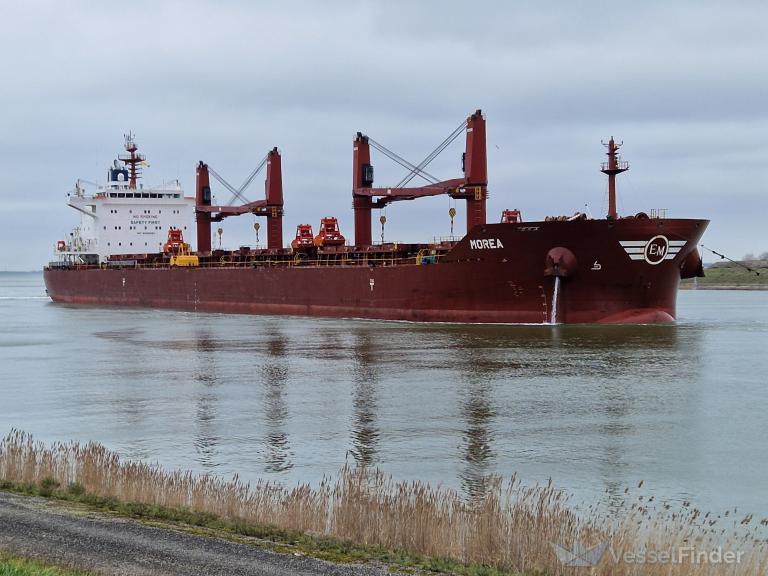 morea (Bulk Carrier) - IMO 9699880, MMSI 256114000, Call Sign 9HA3822 under the flag of Malta