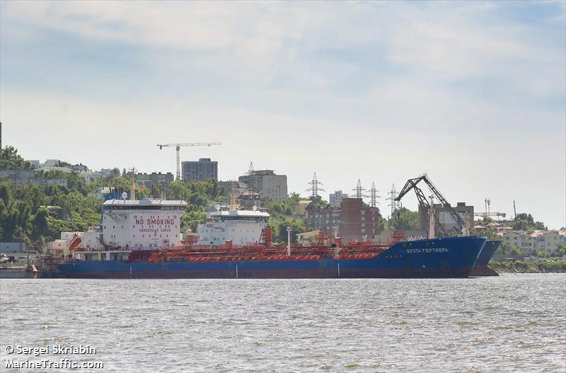 bukhta gertnera (Chemical/Oil Products Tanker) - IMO 9183829, MMSI 273218180, Call Sign UBWU3 under the flag of Russia