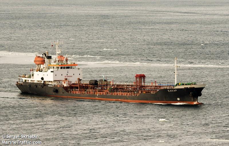 bakar (Tanker) - IMO 9066411, MMSI 273322350, Call Sign UEDI under the flag of Russia