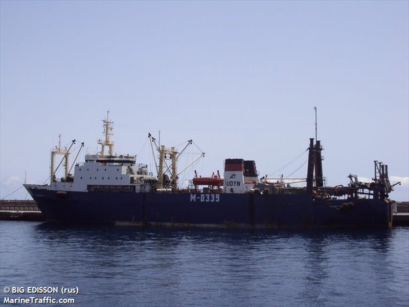 yantarnyy (Fish Factory Ship) - IMO 8607232, MMSI 273523400, Call Sign UDYN under the flag of Russia