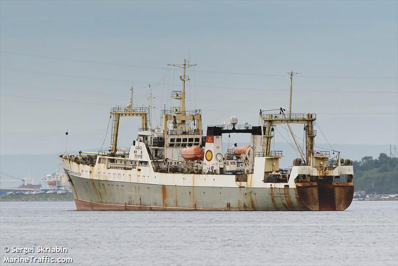 sergey novosyolov (Fish Factory Ship) - IMO 8721222, MMSI 273830200, Call Sign UGVG under the flag of Russia
