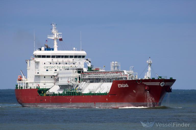 etagas (LPG Tanker) - IMO 9553634, MMSI 305369000, Call Sign V2HI9 under the flag of Antigua & Barbuda