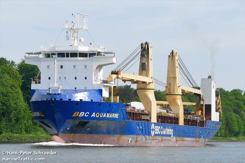 bbc aquamarine (General Cargo Ship) - IMO 9504736, MMSI 305719000, Call Sign V2FM2 under the flag of Antigua & Barbuda