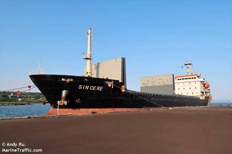 sincere (General Cargo Ship) - IMO 9596911, MMSI 312504000, Call Sign V3WP6 under the flag of Belize