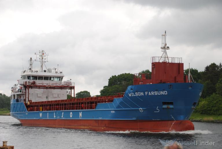 wilson farsund (General Cargo Ship) - IMO 9491733, MMSI 314377000, Call Sign 8PAE7 under the flag of Barbados