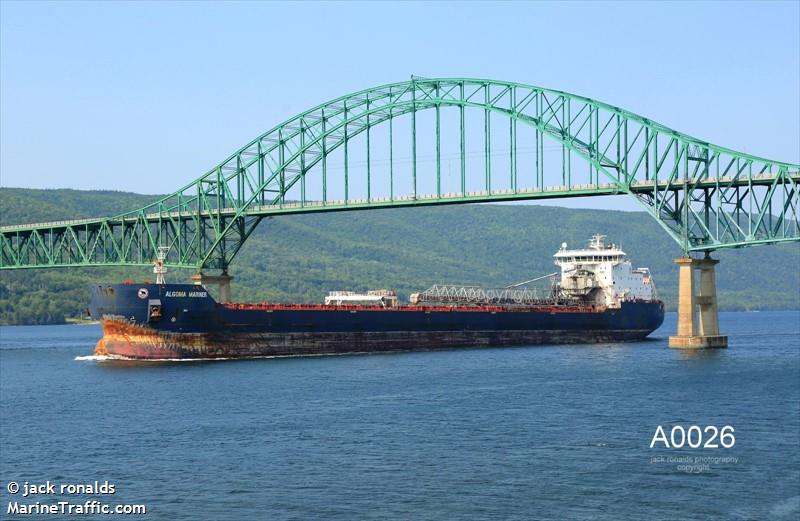 algoma mariner (Self Discharging Bulk Carrier) - IMO 9587893, MMSI 316014050, Call Sign CFN5517 under the flag of Canada