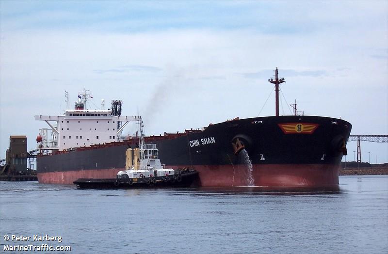 chin shan (Bulk Carrier) - IMO 9290268, MMSI 352453000, Call Sign HOBI under the flag of Panama