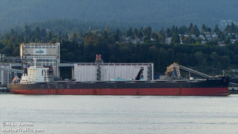 centennial harmony (Bulk Carrier) - IMO 9590838, MMSI 354205000, Call Sign HOKS under the flag of Panama