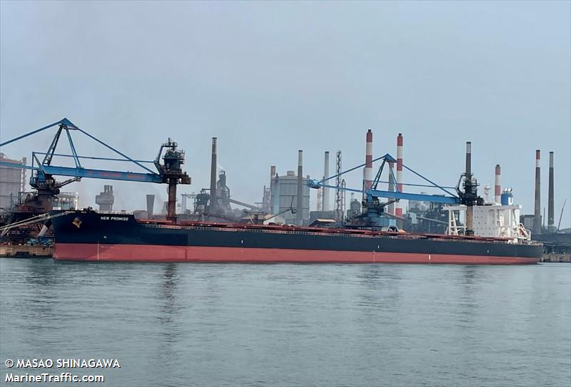 new promise (Bulk Carrier) - IMO 9874909, MMSI 354956000, Call Sign H3TE under the flag of Panama