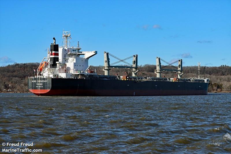 nord chesapeake (Bulk Carrier) - IMO 9767778, MMSI 355256000, Call Sign 3FYO7 under the flag of Panama