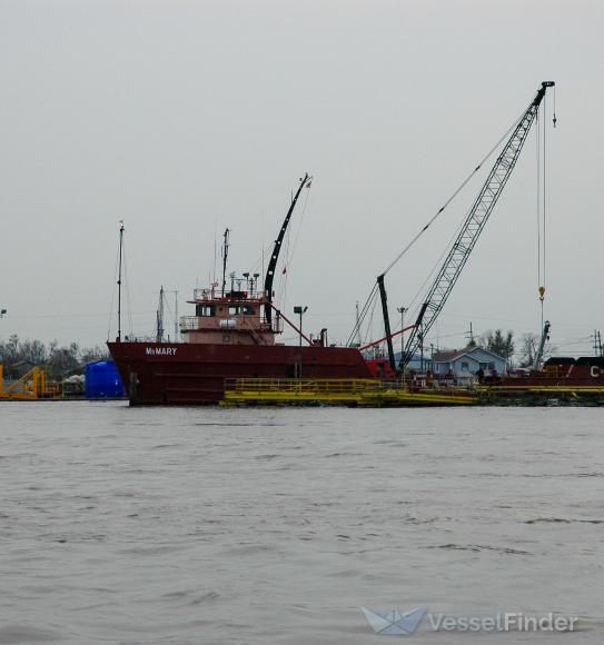 ms mary (Offshore Tug/Supply Ship) - IMO 9605748, MMSI 367467010, Call Sign WDF5767 under the flag of United States (USA)